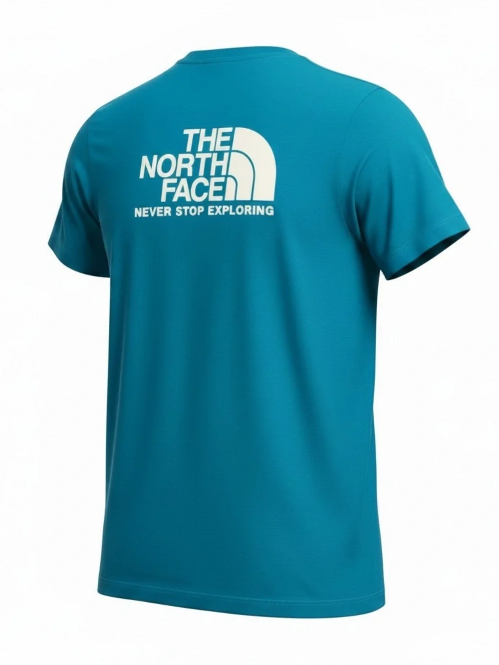 The North Face Men’s Evolution Throwback Short Sleeve Tee Digital Steel Large NW